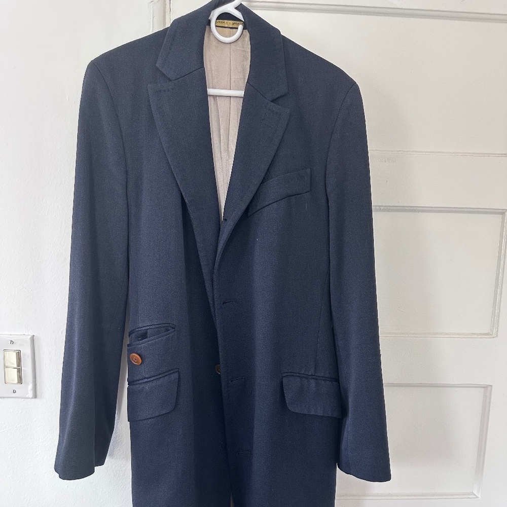 Vivienne Westwood vintage navy frock coat — catwalk collection,